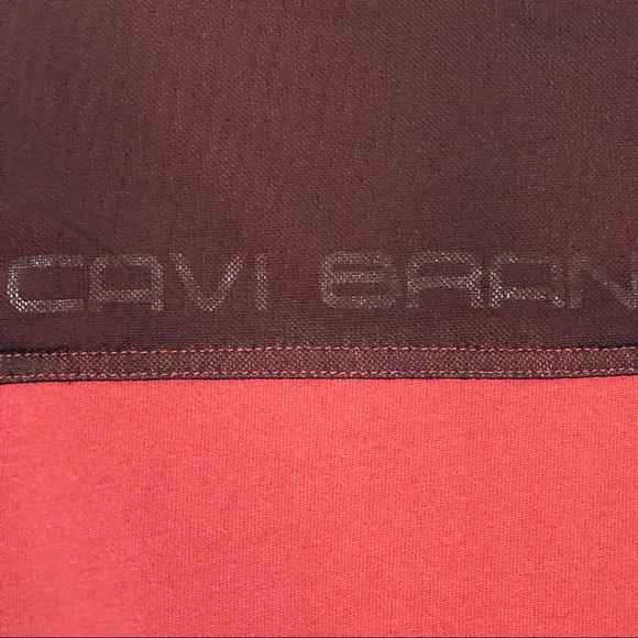 Cavi Brand Denim Maroon with Black Mesh Shirt Men's Size 2X - Picture 4 of 8